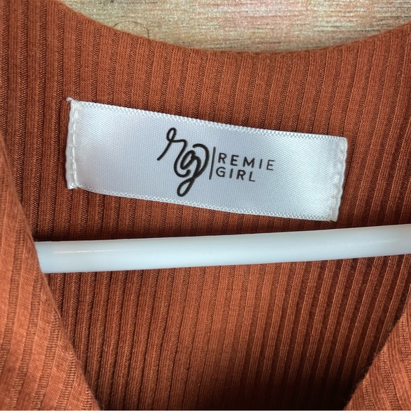 Remie Girl Ribbed Long Sleeve Dress Size 3T - Picture 2 of 7